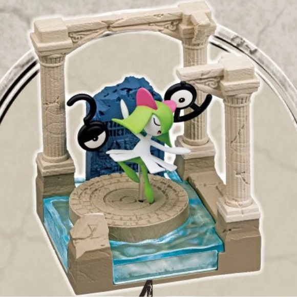 Pokemon Re-Ment Old Castle Ruins Kirlia and Unown - Picture 3 of 3
